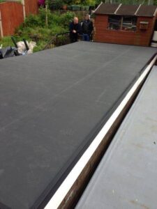 firestone rubber roof installation project 12