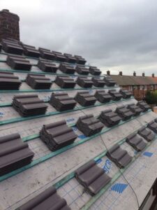 oldham flat roof concrete old english tile new dry ridge 03