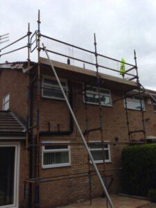 oldham roof replacement scaffolding 04