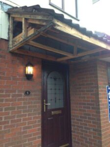 rosewood fascia with white and rosewood soffit new gutters and dry verge 04 04